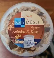 Mängden socker i Knusper-Müsli Schoko & Keks