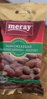 Mängden socker i MANDELKERNE ALMOND KERNELS MIGDALY