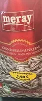 Mängden socker i Meray Gesalzene Sonnenblumenkerne