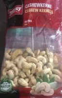 Mängden socker i Cashew kernels
