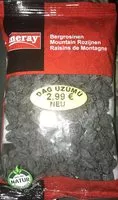 Mängden socker i Raisins de montagne