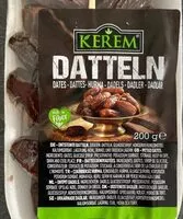 Mängden socker i DATTELN