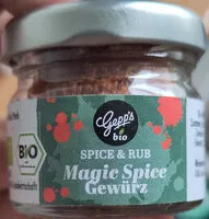 Mängden socker i Magic Spice Gewürz