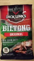 Mängden socker i Biltong