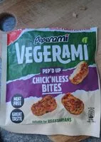 Mängden socker i Vegerami Pep'd up Chick'nless Bites