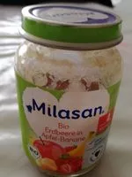 Mängden socker i Bio erdbeere in apfel-banane
