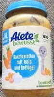 Mängden socker i Carotte et riz