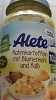 Mängden socker i Rahmkartoffeln mit Blumenkohl und Kalb