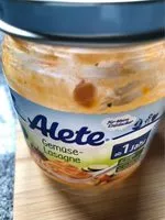 Mängden socker i Alete Kleine Entdecker Gemüse-lasagne