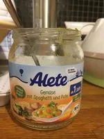 Mängden socker i Gemuse mit spaghetti und pute
