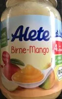 Mängden socker i Alete Birne-Mango Babyfood