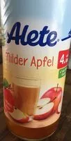 Mängden socker i Alete milder apfel