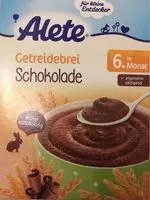 Mängden socker i Getreidebrei Schokolade