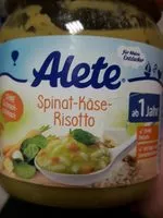 Mängden socker i Spinat-käse-risotto