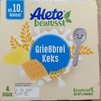 Mängden socker i Grießbreikeks