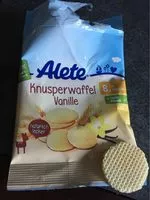 Mängden socker i Alete Knusperwaffel Vanille