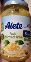 Mängden socker i Pasta in Brokkoli-Rahm