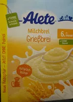 Mängden socker i Milchbrei Griebbrei