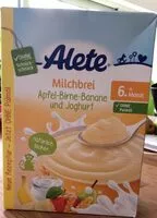 Mängden socker i Milchbrei apfel birne banane und joghurt