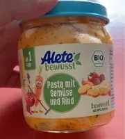 Mängden socker i Pasta mit gemuse und rind