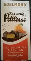 Mängden socker i Nur Honig Petitesse Quitte Kurkuma Marzipan