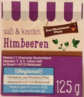 Mängden socker i Himbeeren