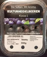 Mängden socker i Kulturheidelbeeren