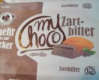 Mängden socker i myChoco Zartbitter