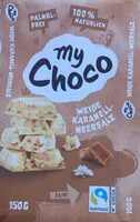 Mängden socker i My Choco Weiße Karamell-Meersalz