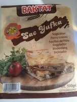 Mängden socker i Sac yufka