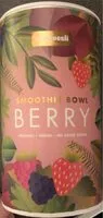 Mängden socker i Smoothie bowl berry