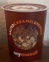 Mängden socker i Salted Caramel Brownie Muesli