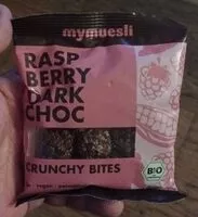 Mängden socker i Crunchy Bites Raspberry Dark Choc