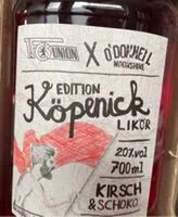 Mängden socker i Köpenick Likör