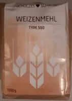 Mängden socker i Weizenmehl Type 550