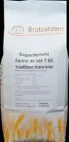 Mängden socker i Mehl - Baquettemehl T65 (franz. Spezial Mehl)