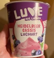 Mängden socker i Heidelbeer Cassis Lughurt