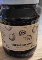 Mängden socker i Zwetschgenmus