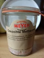 Mängden socker i Gekochte Mettwurst