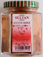 Mängden socker i Paprika, gemahlen scharf