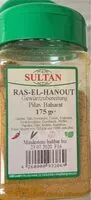 Mängden socker i Ras-El-Hanout