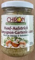 Mängden socker i Hanf-Aufstrich Champignon-Gartenkräuter