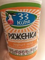 Mängden socker i "ryazhenka 33 Korovi" 3.5% Yoghurt Drink 500ml