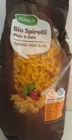 Mängden socker i Alnavit Bio Spirelli