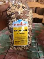 Mängden socker i Muesli au chocolat