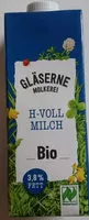 Mängden socker i Weidemilch (Vollmilch) 3,8 %, haltbar (Bio)