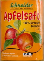 Mängden socker i Apfelsaft