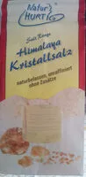 Mängden socker i Himalaya Kristallsalz