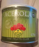 Mängden socker i Acerola vitamina powder