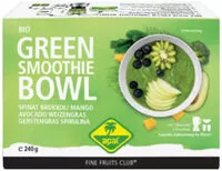 Mängden socker i Organic Green Smoothie Bowl 8x240g
